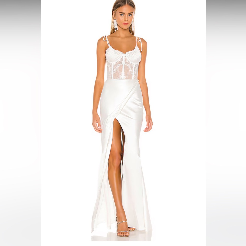 V. Chapman Calla Lily Dress White